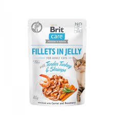 Brit wet food with shrimp for cats 85g