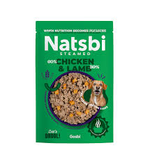 Gosbi natsbi with chicken&lamb for dog 200gm