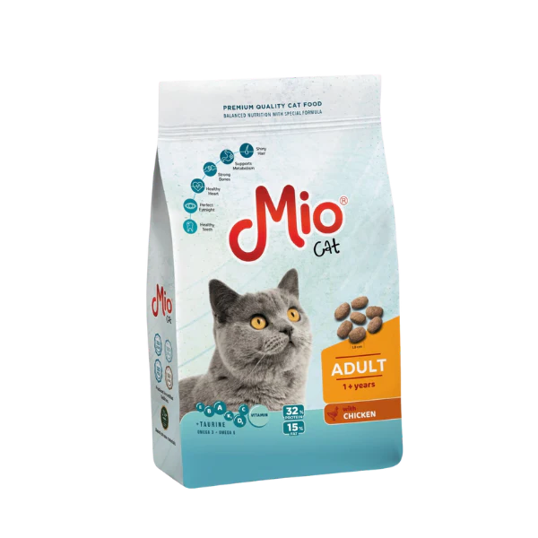 Mio Dry Food with Chicken for Adult Cats (1+ Years) 1 kg