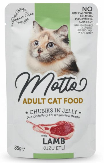 motto wet food for adult cat with lamb 85g