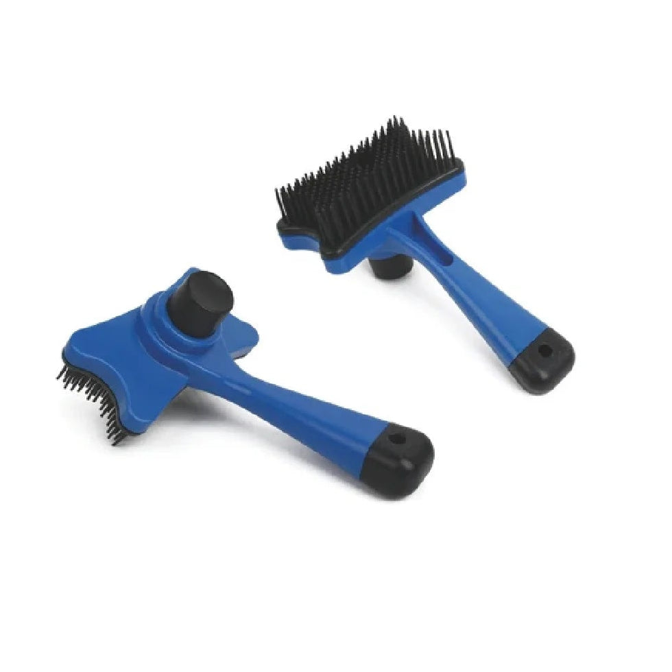 Naomi Black & Blue Pet Grooming Brush