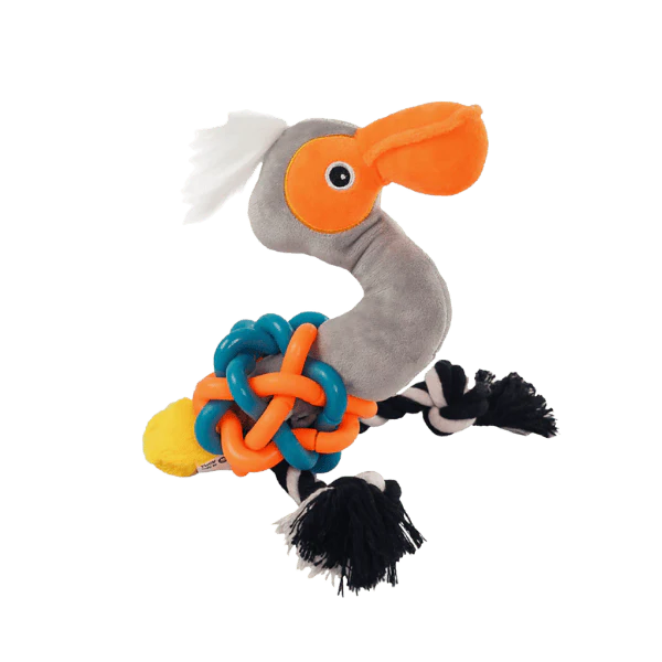 Naomi cat toy duck with ball&rope