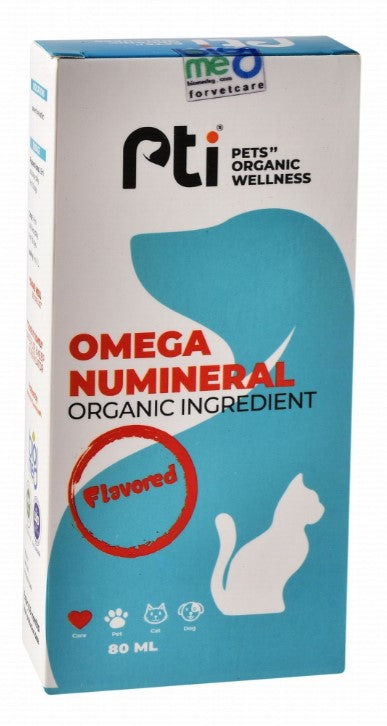 PTI Omega Numineral Flavored Multivitamin & Mineral Supplement for Puppies & Cats 80ml