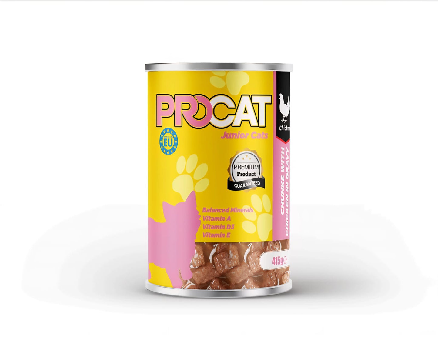 Procat wet food chunks with chicken for kitten