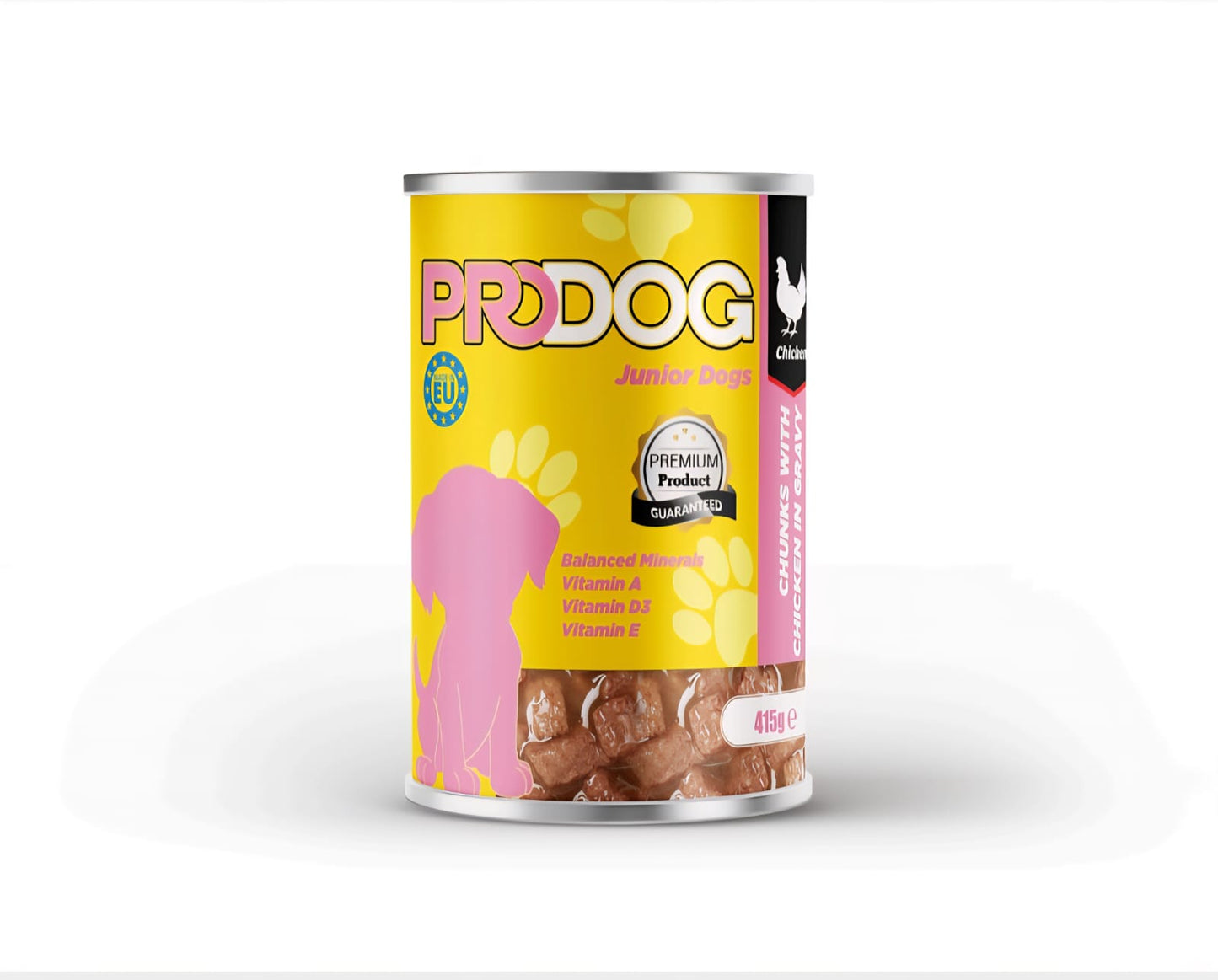 Prodog wet food chunks with chicken for puppy