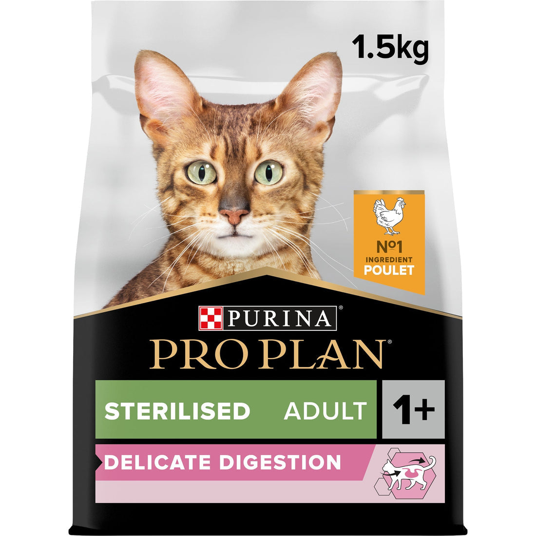 Purina Pro Plan Opti Digest Dry Food with Turkey for Delicate for sterilized Cats (1+ Years)
