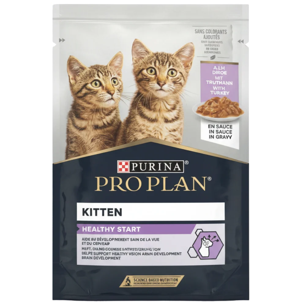 Purina Pro Plan Nutri Savour Wet Food Tender Pieces with Turkey in Gravy for Junior Cats