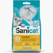 Sanicat cat litter non-clumping fragrance free 16L