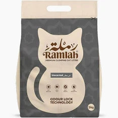 Ramlah premium clumping litter un scented 5Kg