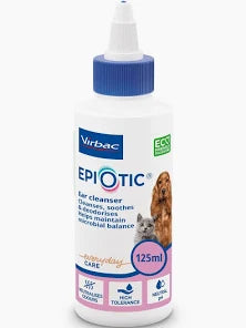 Virbac Epiotic Cleansing Soothing & Deodorizing Pet Ear Solution 125ml