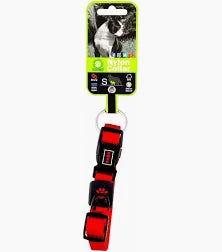 DOCO dog collar small Nylon o-ring red (25-40x1.5cm)