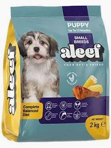 aleef dry food small breed for puppy dog 2k