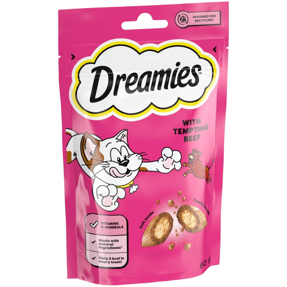 Dreamies Cat Treats with beef 60 gr