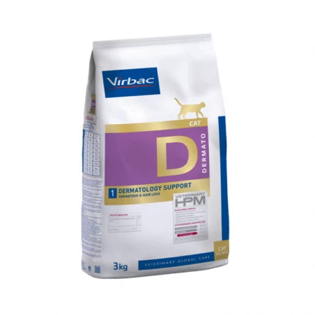 Virbac dry food Dermato dermatology support for cat 3k
