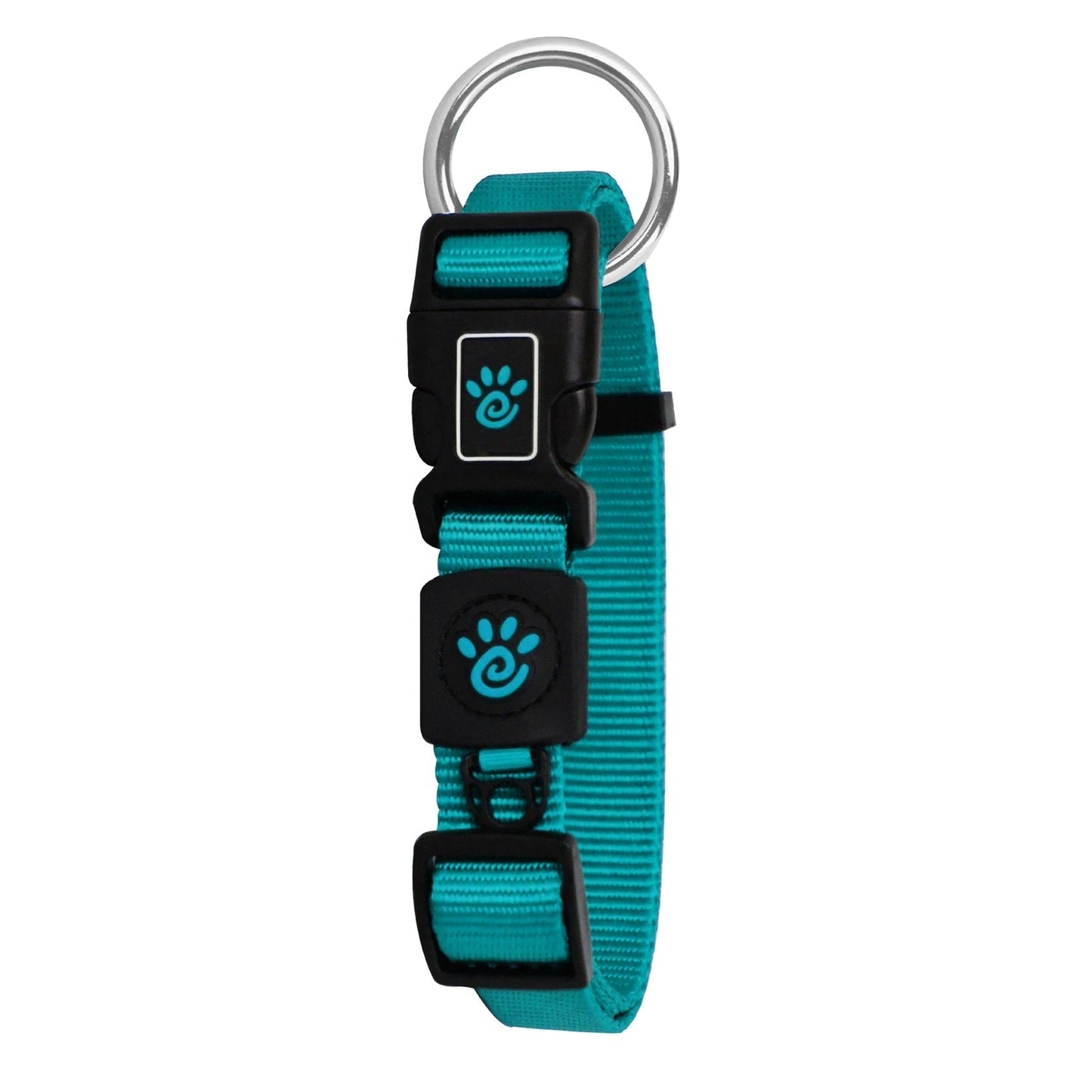 Doco Small turquoise Nylon Dog Collar (25-40x1.5cm)