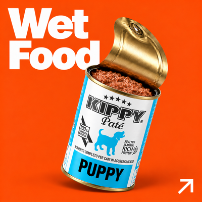 Wet food dog