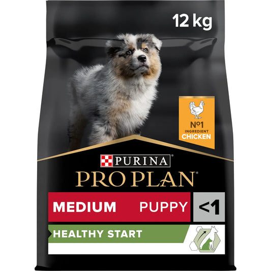 Purina Pro Plan Opti Start Dry Food with Chicken for Medium Breed Puppies 12kg