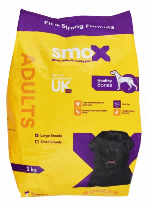 Smax Dry Food with Chicken for Large Breed Adult Dogs3 kg