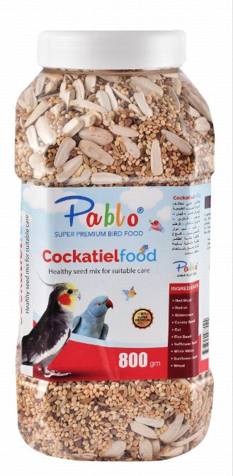 Pablo Seed Mix Bird Food for Cockatiels800 gr