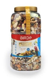 Birdo Golden Mixed Bird Food for Macaws  Amazons  African Greys  Cockatoos & Senegals500 gr