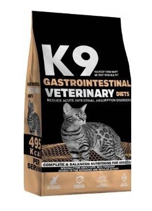 K9 Veterinary Diets Gastrointestinal Dry Food for Adult Cats 500gm