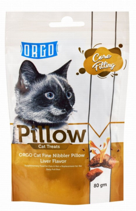 Orgo Pillow Cat Treats Liver Flavor80 gr