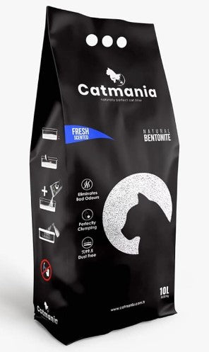 Catmania Bentonite Clumping Cat Litter Fresh Scent 10l