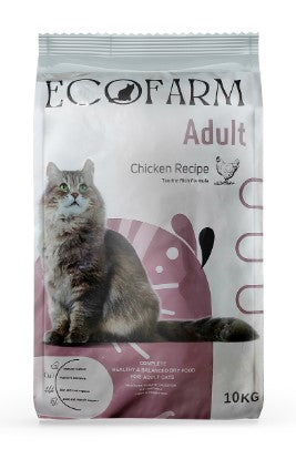 Ecofarm Dry Food with Chicken for Adult Cats10k