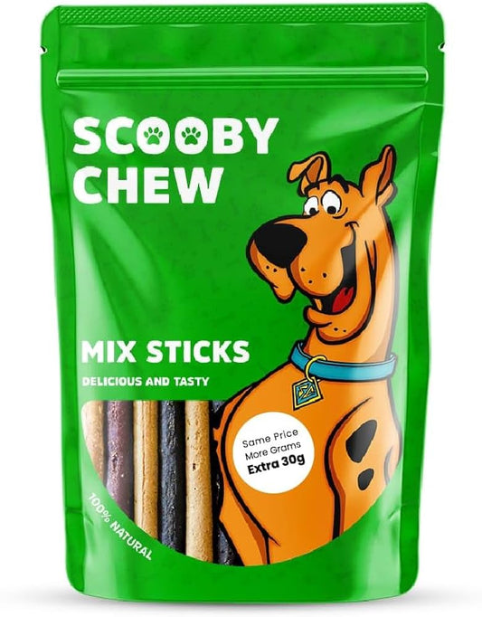 scooby treats for dog mix sticks 120 gm
