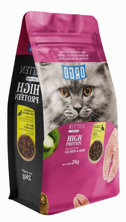 Orgo Dry Cat Food with Salmon & Kiwi for Kittens (2-12 Months) 2k