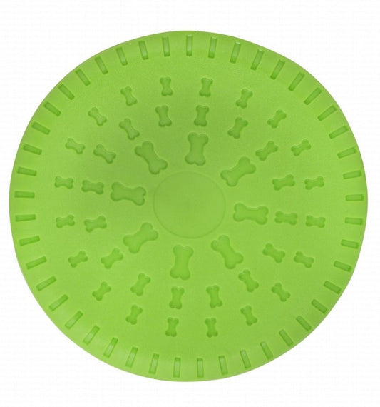 Orgo Green Frisbee Dog Fetch Toy