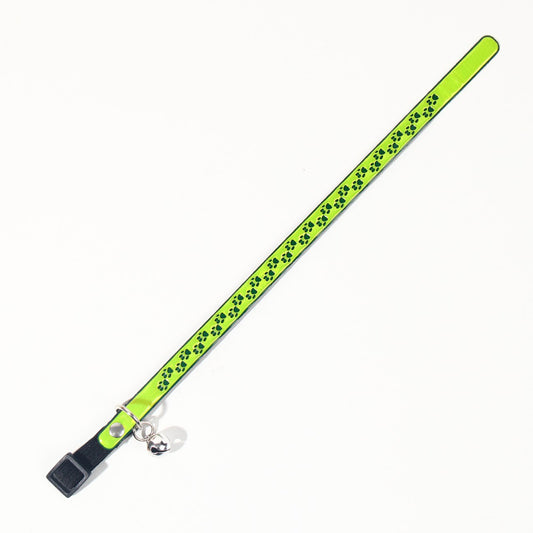 Nunbell Paw Print Dog Collar with Bell 1 pcs