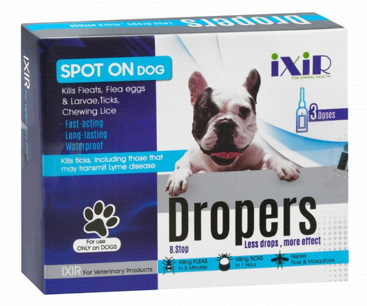 Ixir Anti-Flea & Tick Spot On Solution for Dogs (3x3)ml