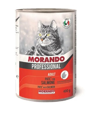Morando Professional Wet Food Pate with salamon for Adult Cats 400gm
