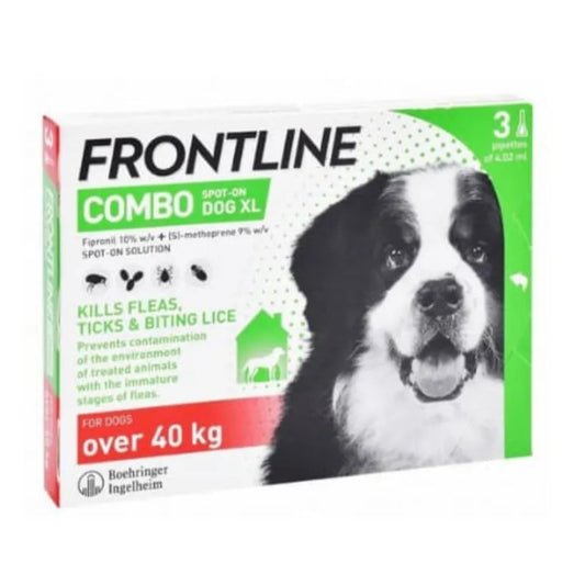 Frontline Combo Spot-On Flea Tick & Biting Lice Dog Solution for XL Dogs (Above 40kg) 1tap