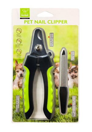 nunbell black&green pet nail clipper