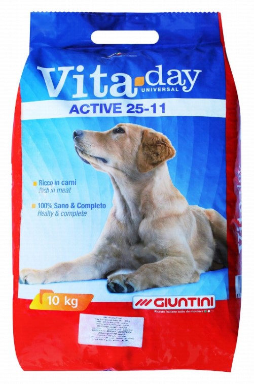 Vita Day Active Dry Dog Food with Meat10 kg