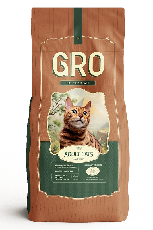 Gro dry food for adult cat 8k