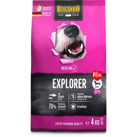 Belcando dry food baseline explorer with fish for mini adult dog 4k