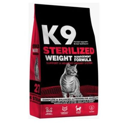 K9 Dry Food for Sterilized Adult Cats 500gm