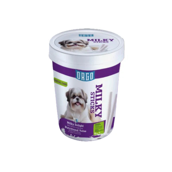 Orgo jar treats milk sticks for dogs 400gm