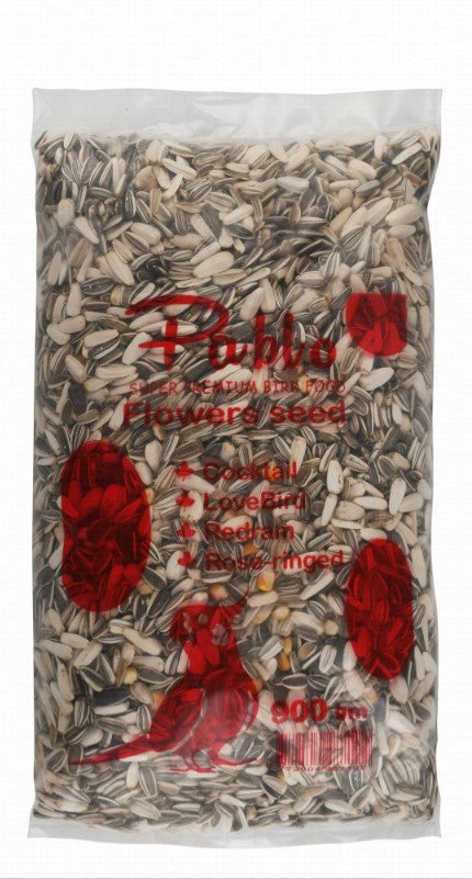 Pablo Flower Seeds Bird Food for Cocktail  Love Bird  Redram & Rose-Ringed900 gr