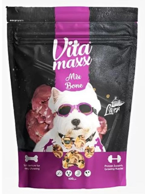Vita Maxx Mixed Bone Dog Treats with Liver
