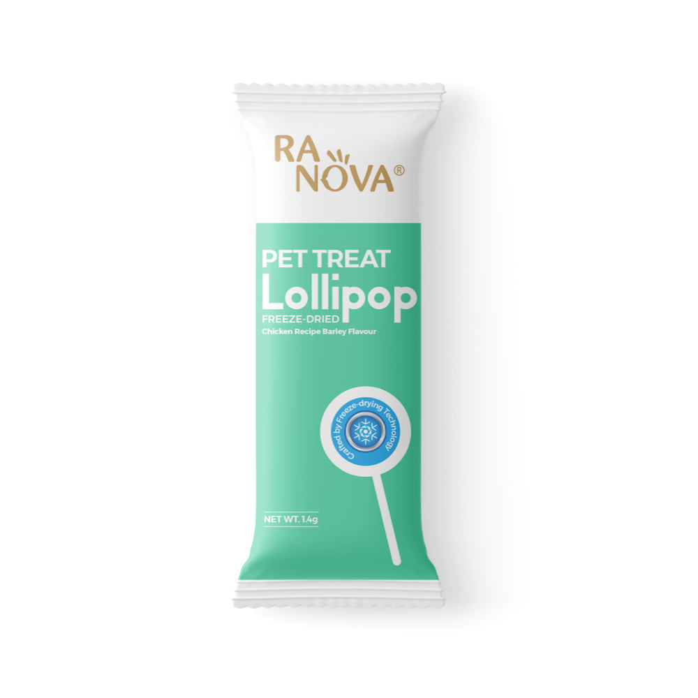 Ranova Lollipoop pet treat with Chicken & Barley grass