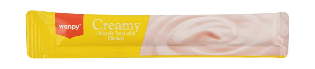 wanpy treats creamy with chicken for cat 1pcs