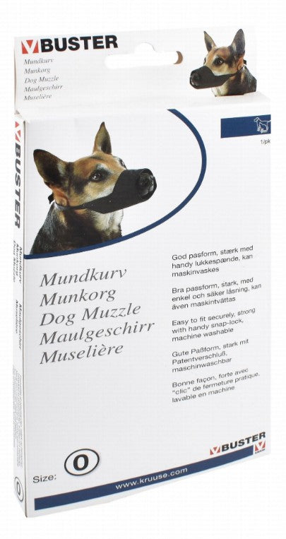 Buster XS Black Dog Muzzle1 pcs