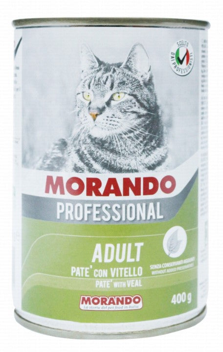 Morando Professional Wet Food with Veal for Adult Cats 400gm