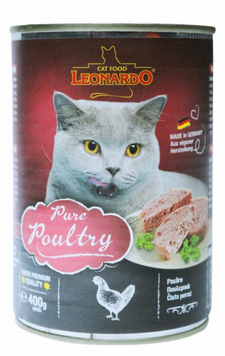 Leonardo Wet Food with Chicken for Adult Cats (3-5kg)400 gr