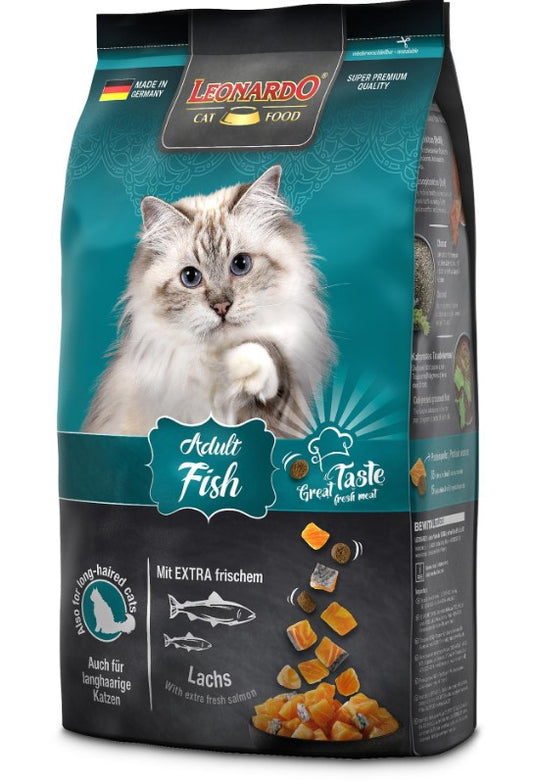 leonardo  dry cat food with fish1.8kg