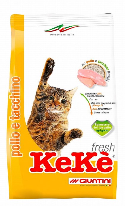 keke fresh Dry Food for Adult Cats 1kg